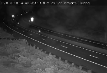 I-70 MP 54.40 WB, 3.8 miles E of Beavertail Tunnel live camera view