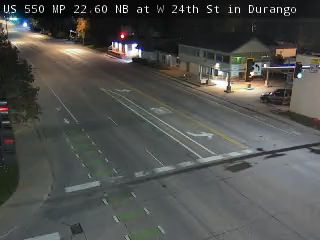 US 550 MP 22.60 NB at W 24th St in Durango live camera view