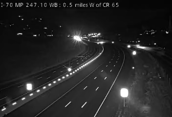 I-70 MP 247.10 WB, 0.5 miles W of CR 65 live camera view