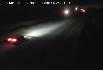 I-25 MP 241.15 NB, 1.3 miles N of CO 119 live camera view