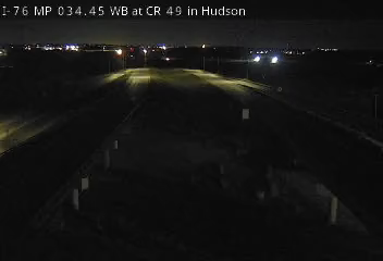 I-76 MP 34.45 WB at CR 49 in Hudson live camera view