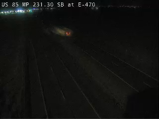 US 85 MP 231.30 SB at E-470 live camera view