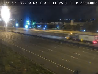 I-25 MP 197.10 NB, 0.1 miles S of E Arapahoe Rd live camera view
