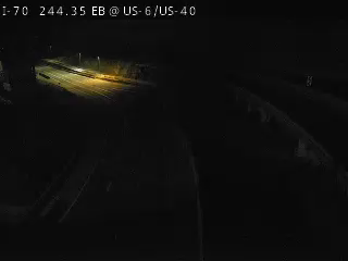 I-70 MP 244.35 EB at US 6/US 40 live camera view