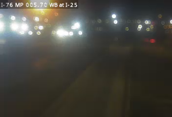 I-76 MP 5.70 WB at I-25 live camera view