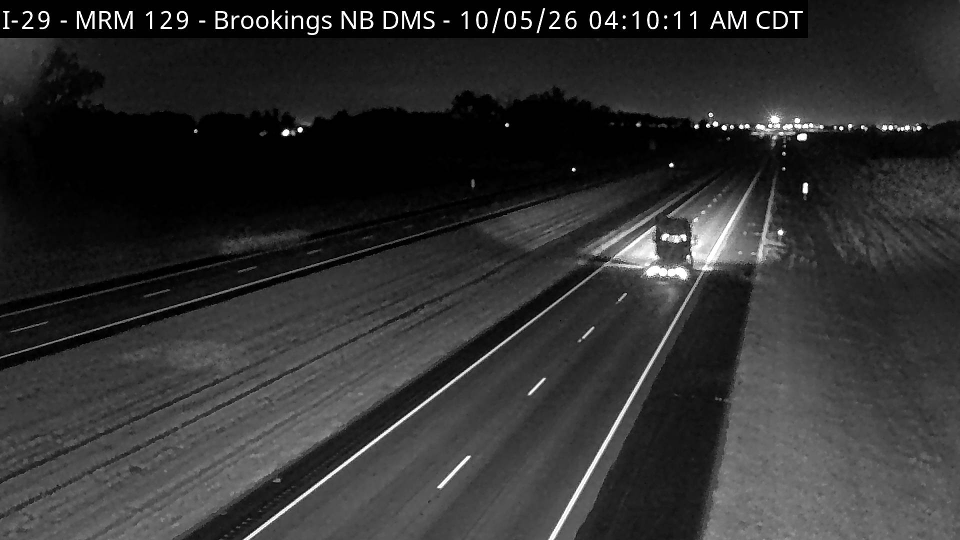Brookings-6 miles south of town along I-29 @ MP 129 (North) live camera view