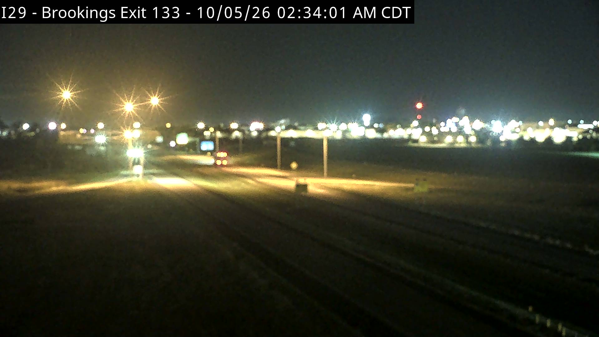 Brookings-2 miles south of town along I-29 @ MP 133 (South) live camera view