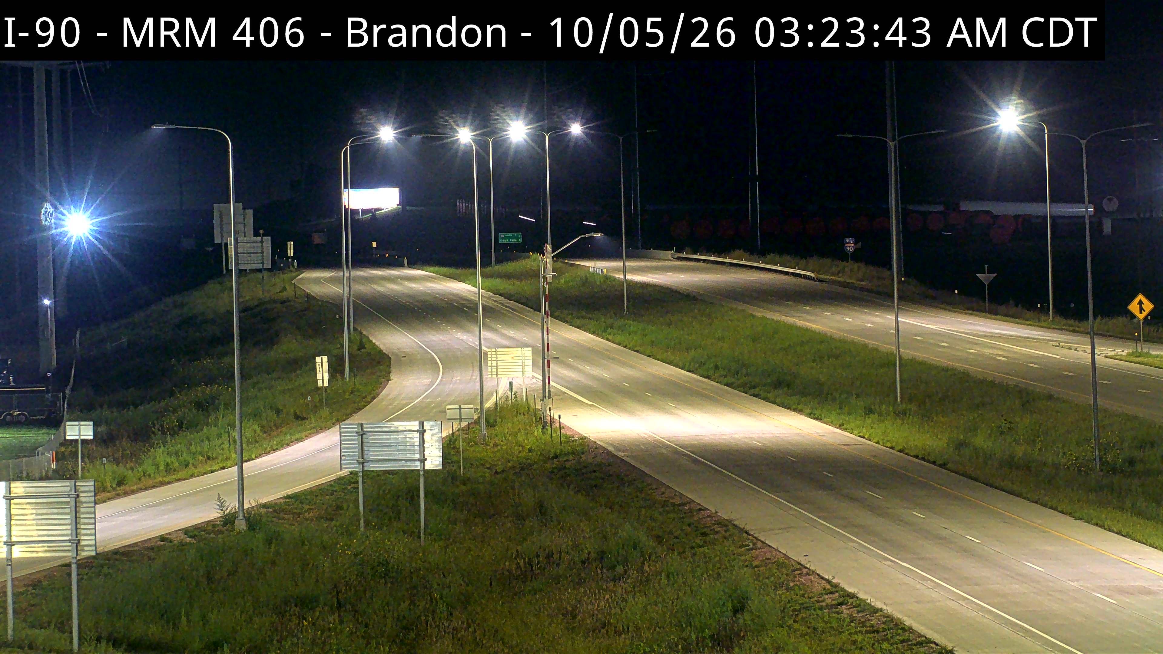 Brandon- I-90 @ MP 406 zoom (1) live camera view