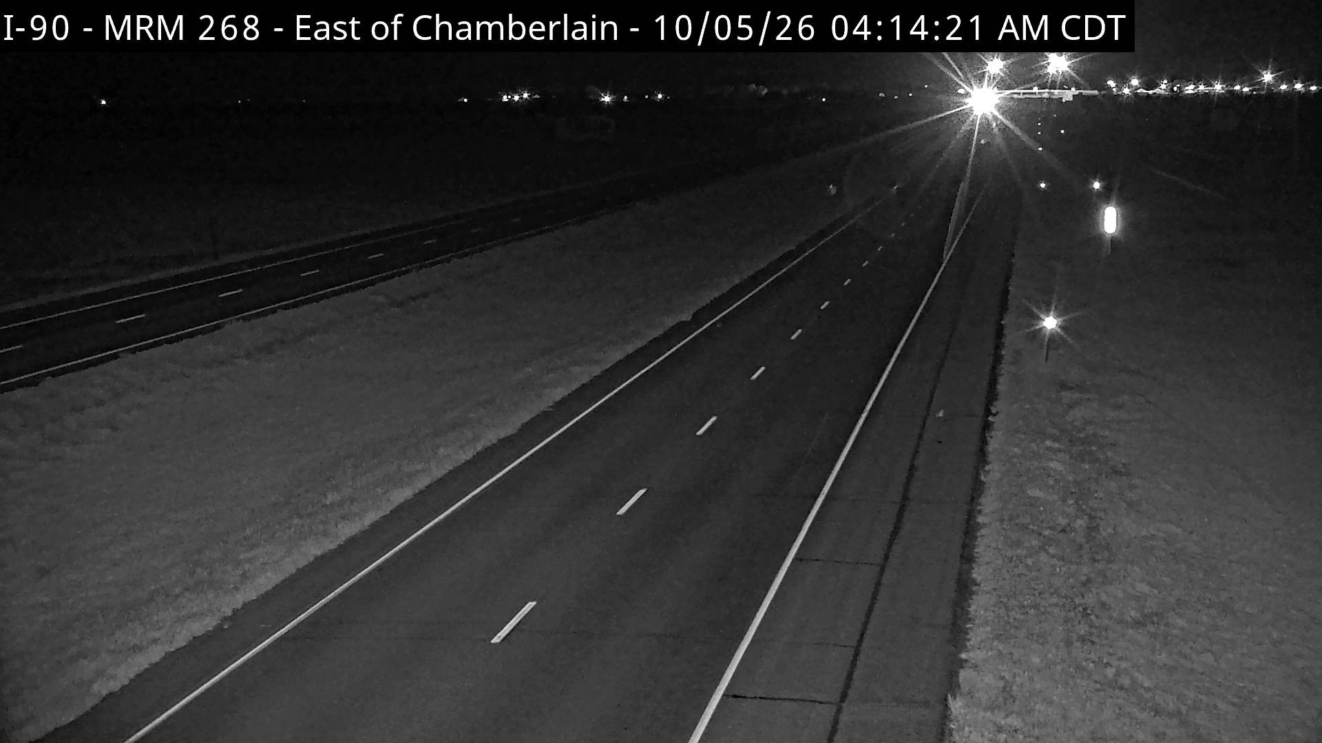 Chamberlain - east of town along I-90 @ MP 268 (West) live camera view