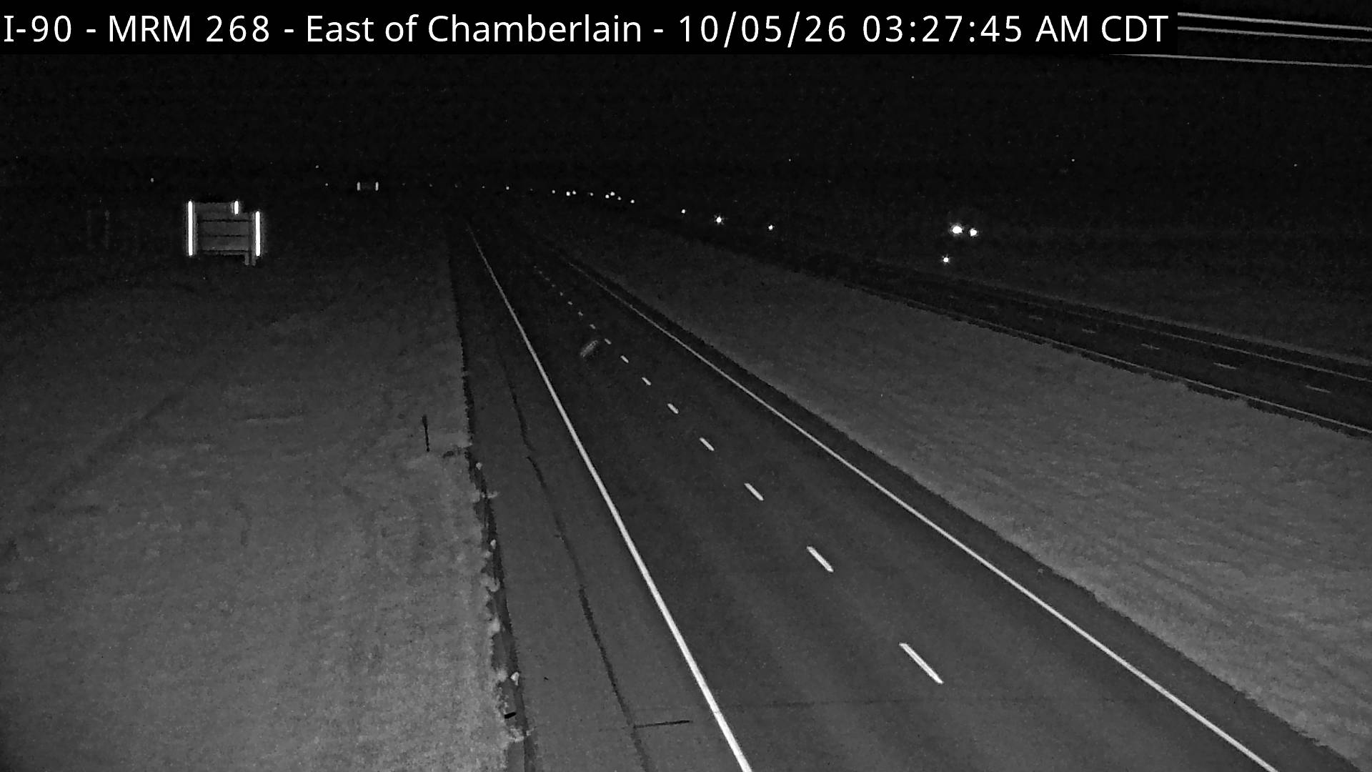 Chamberlain - east of town along I-90 @ MP 268 (East) live camera view