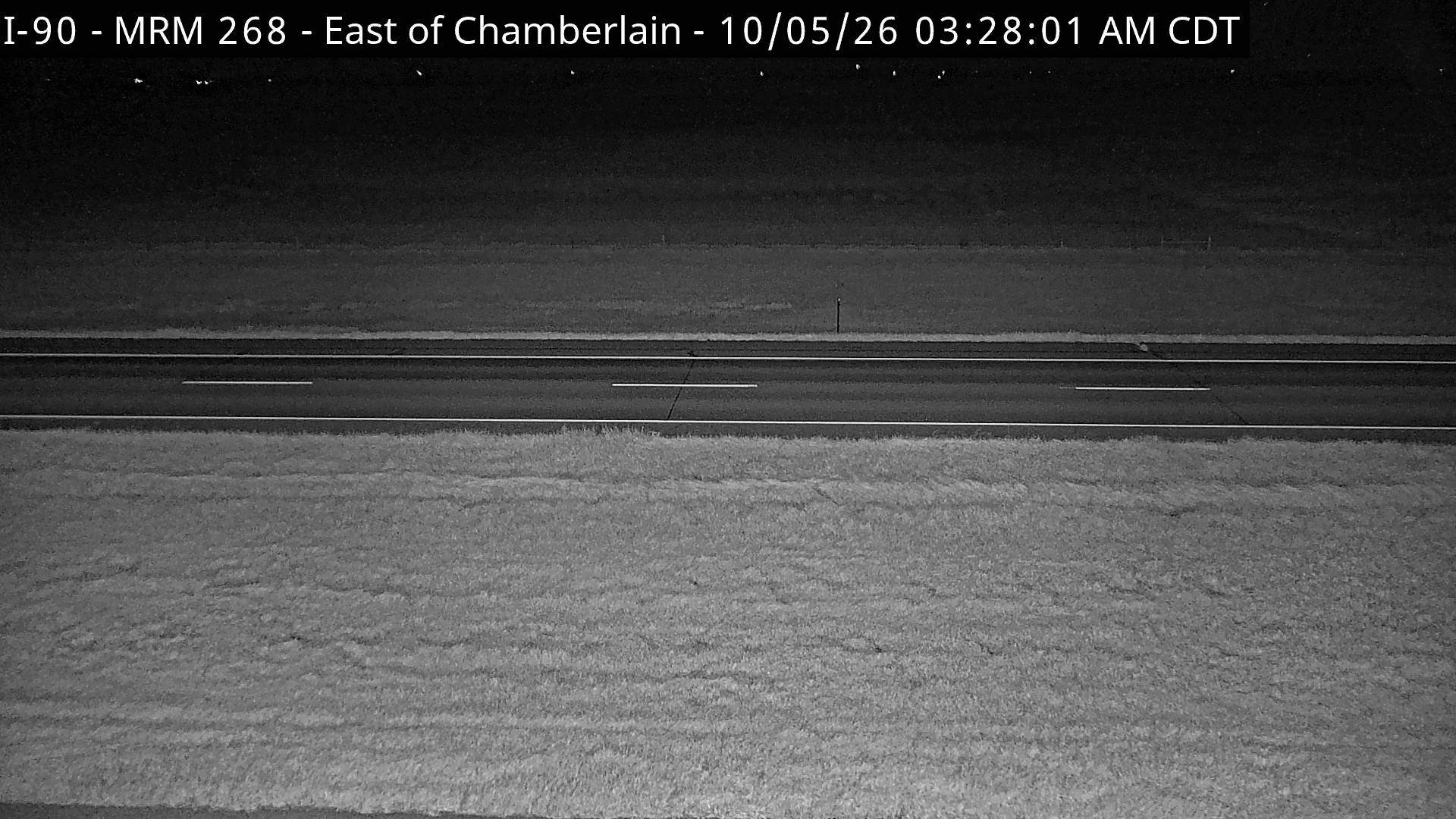 Chamberlain - east of town along I-90 @ MP 268 (South) live camera view