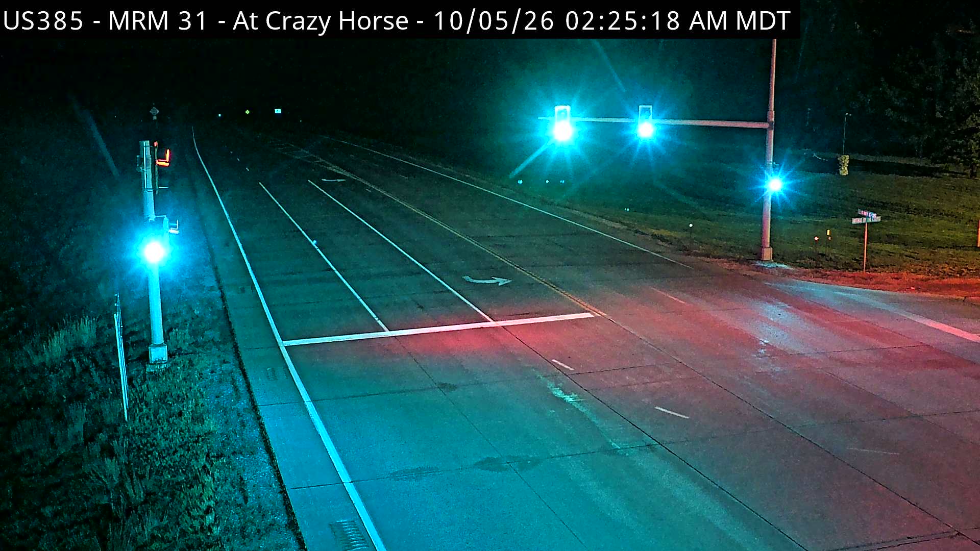 Crazy Horse - US 16/385 @ MP 31.5 (North) live camera view