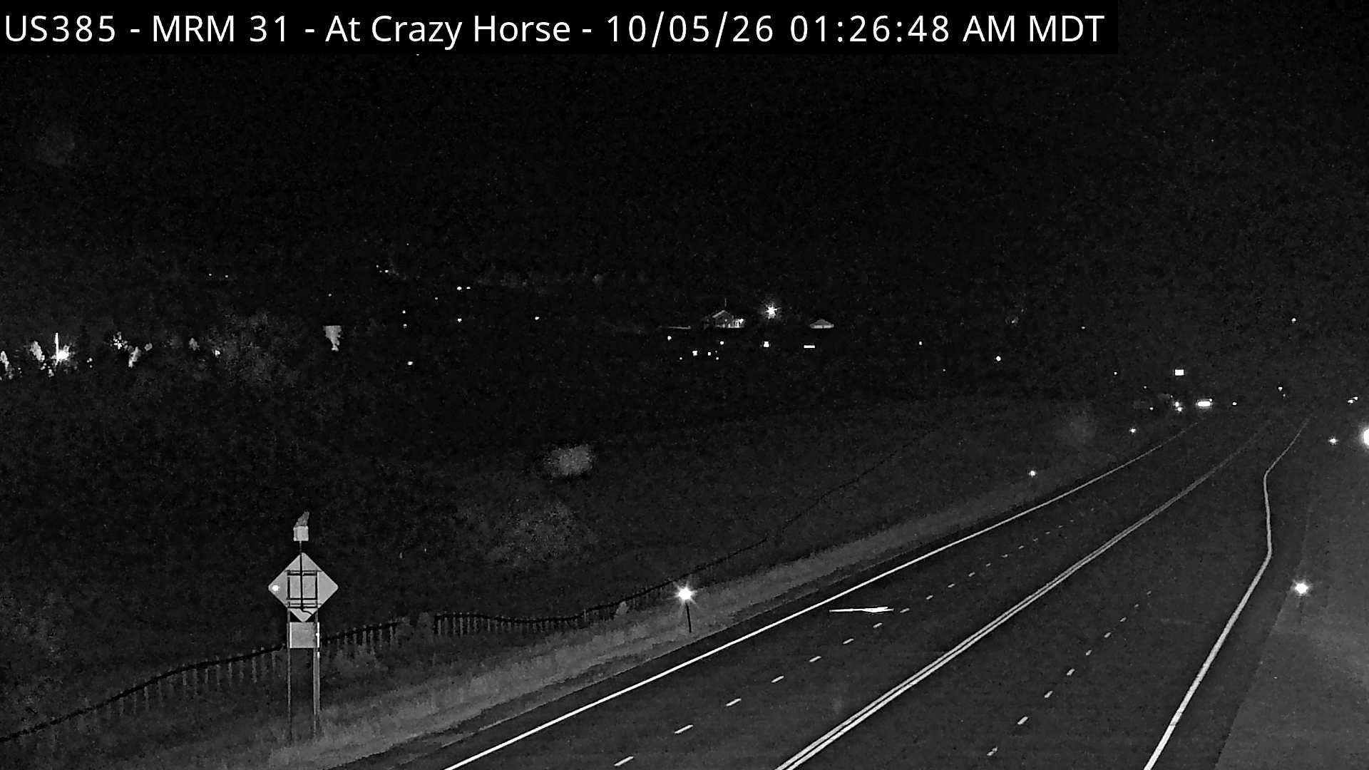Crazy Horse - US 16/385 @ MP 31.5 zoom live camera view