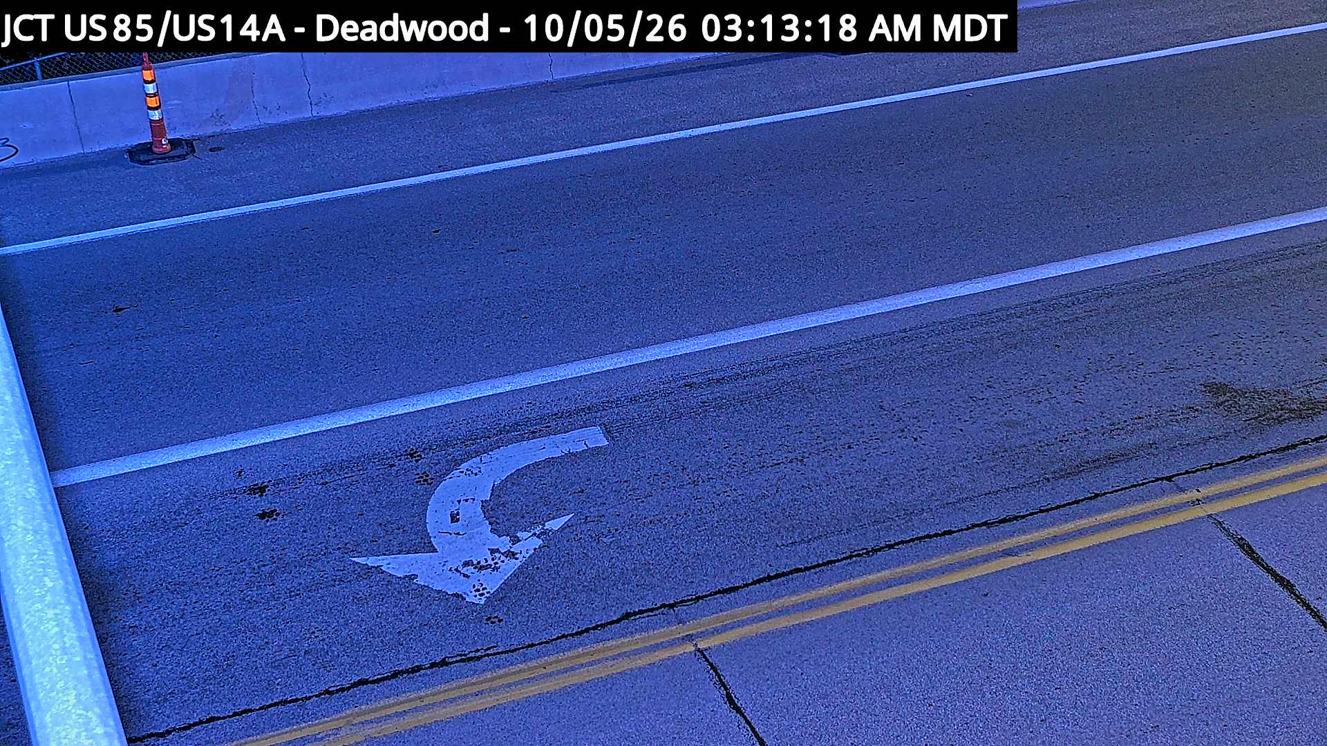 Deadwood - Junction US-85 & US-14A (road surface) live camera view