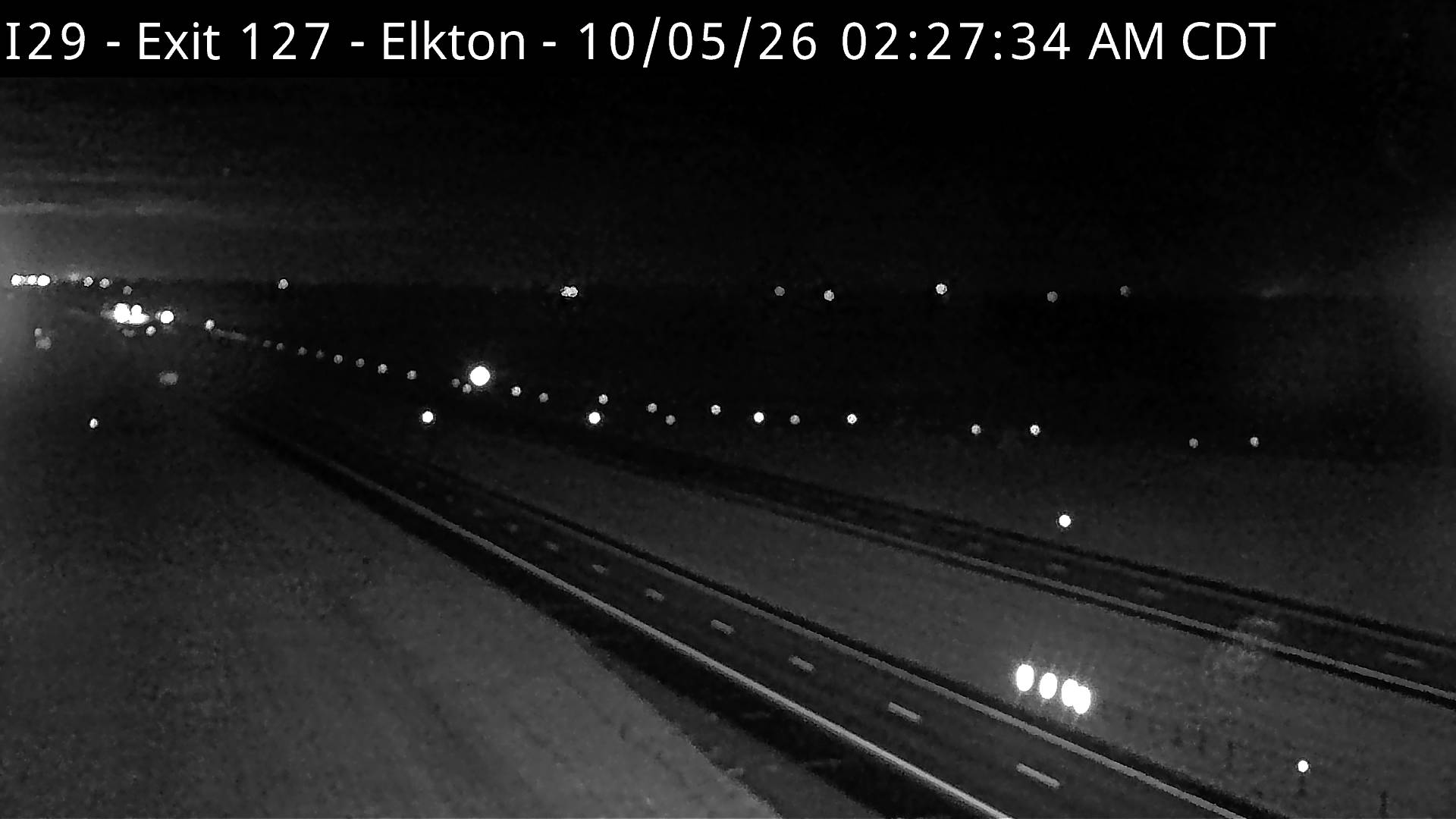 Elkton- I-29 @ MP 127 (South) live camera view