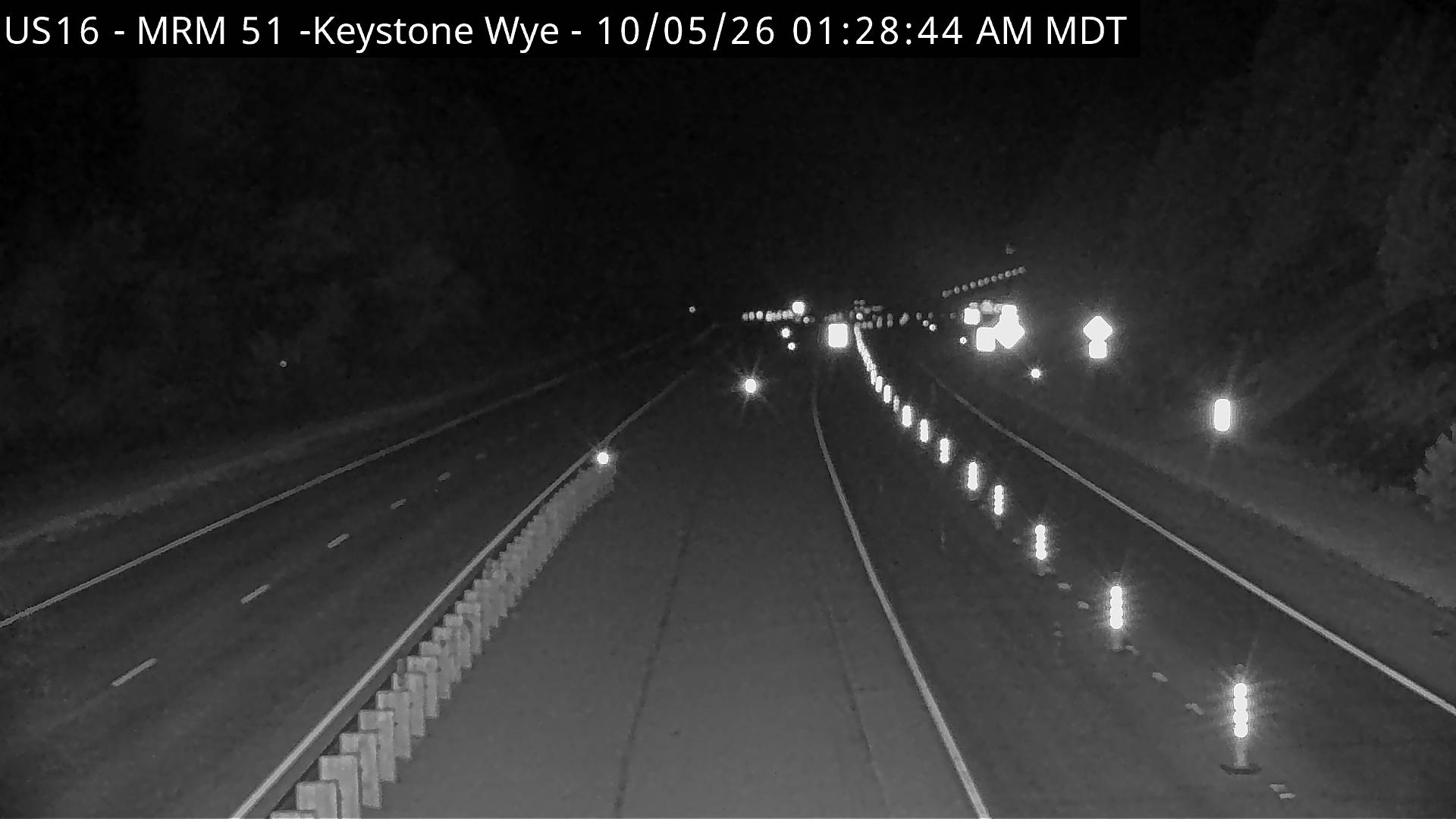 Keystone - north of town along US-16 @ MP 51 (West) live camera view