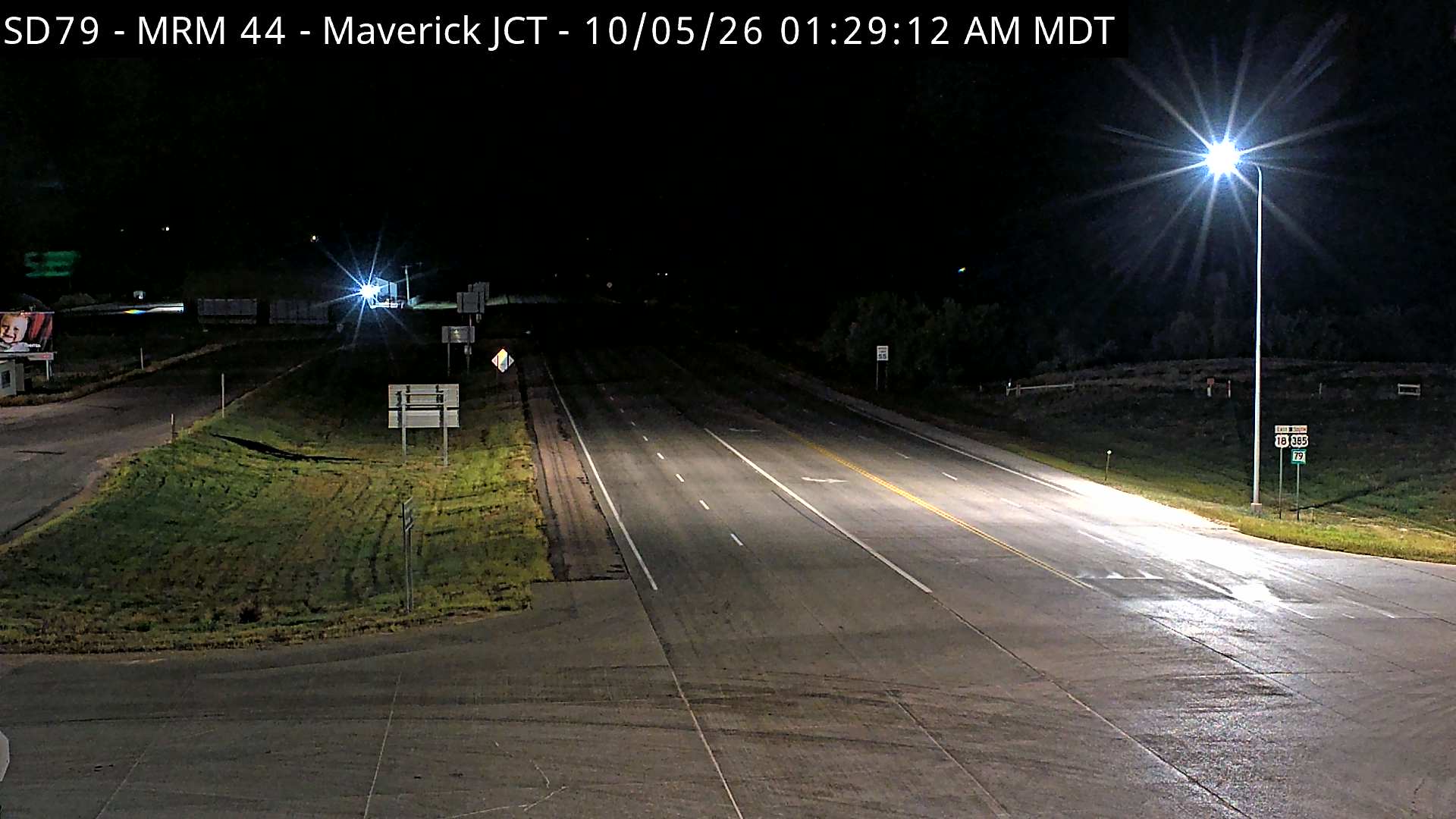Maverick Junction - Jct US-18 & SD-79 (South) live camera view