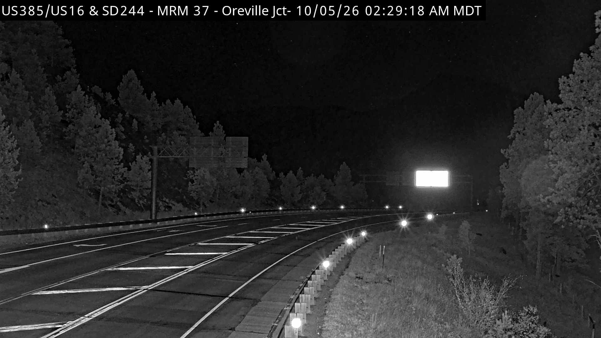 Oreville Campground - Jct US-16 & SD-244 (South) live camera view