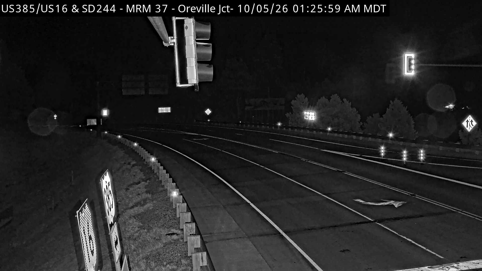 Oreville Campground - Jct US-16 & SD-244 (North) live camera view
