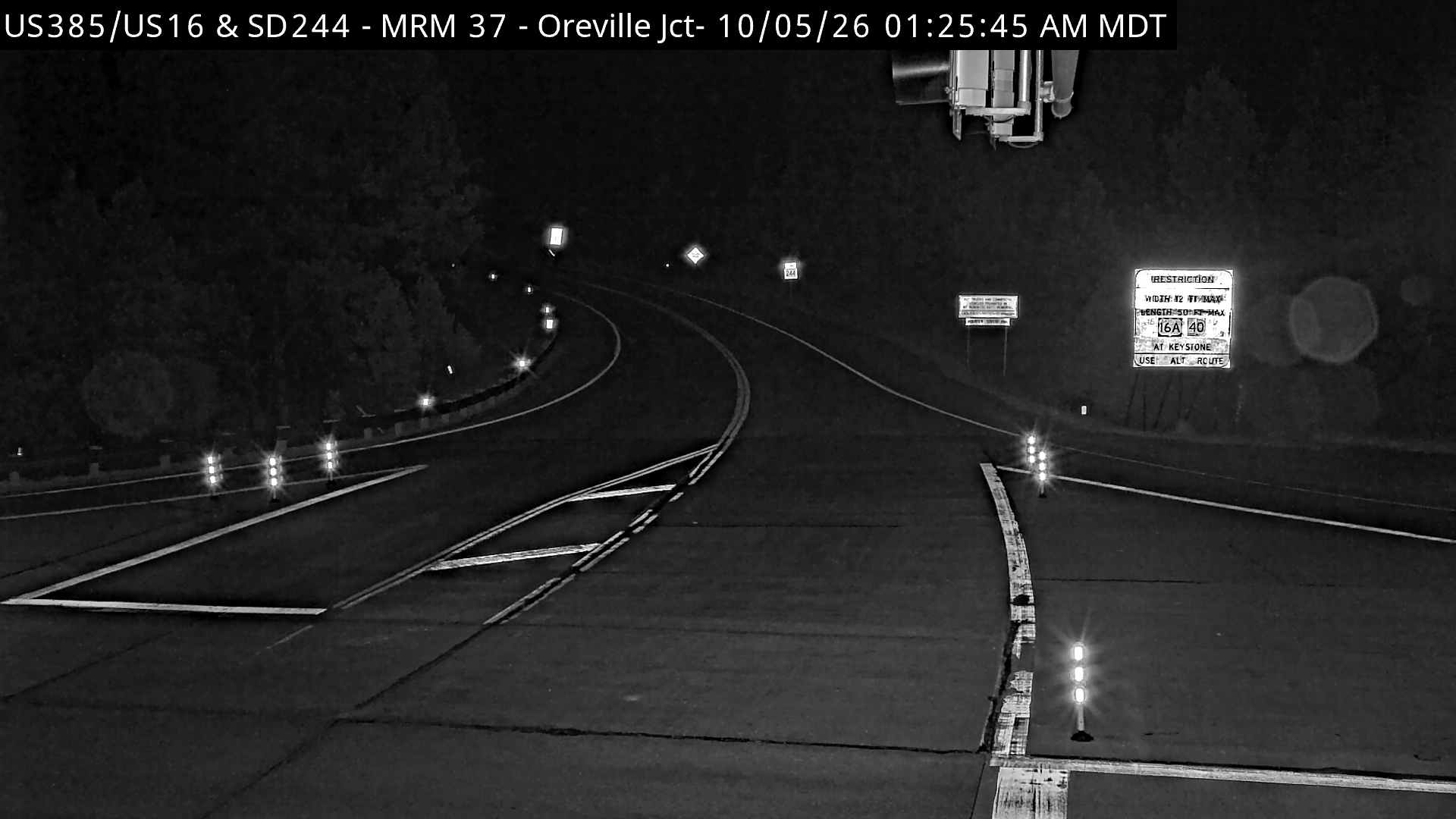 Oreville Campground - Jct US-16 & SD-244 (East) live camera view