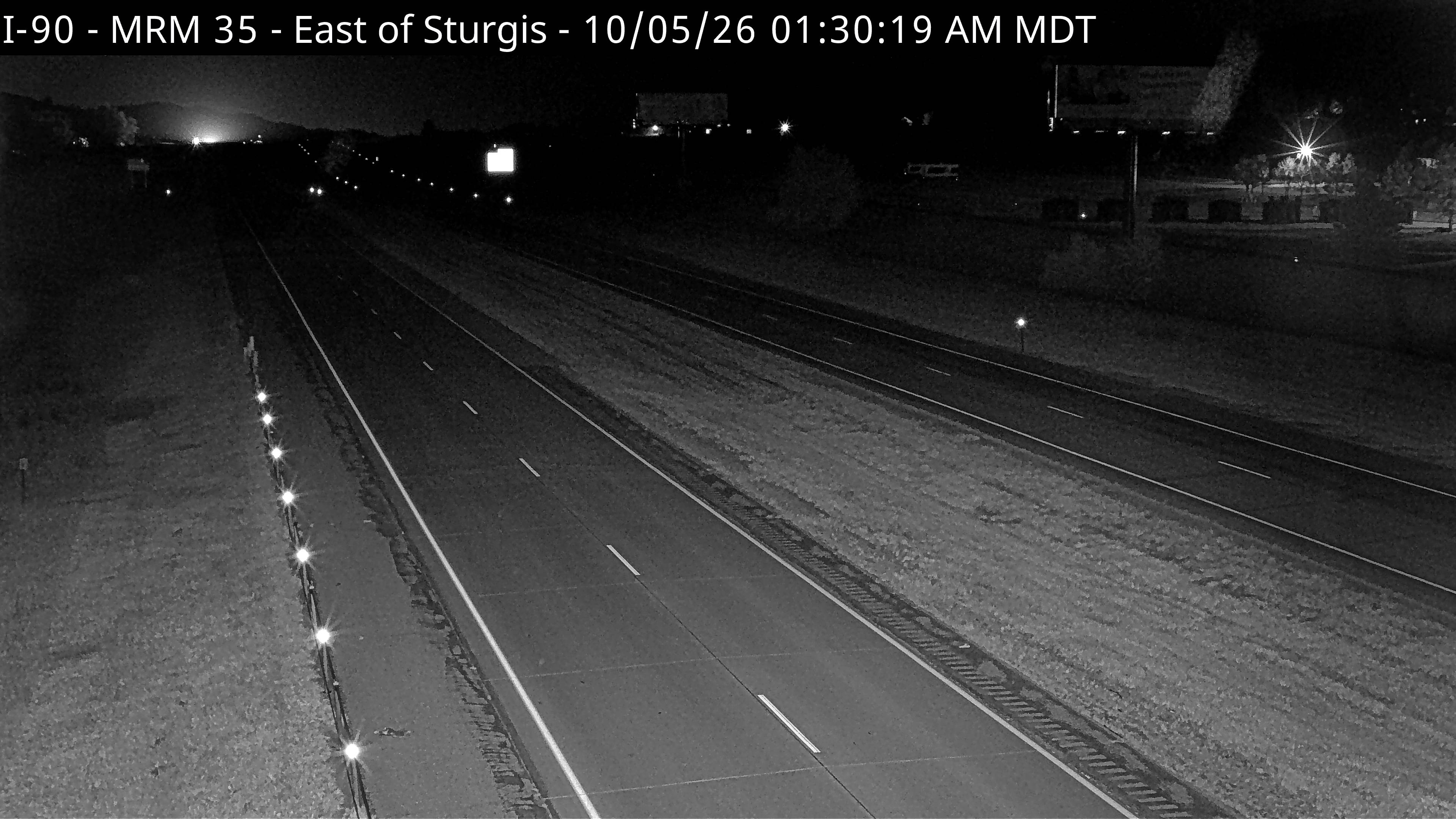 Sturgis - east of town along I-90 @ MP 35.6 (East) live camera view
