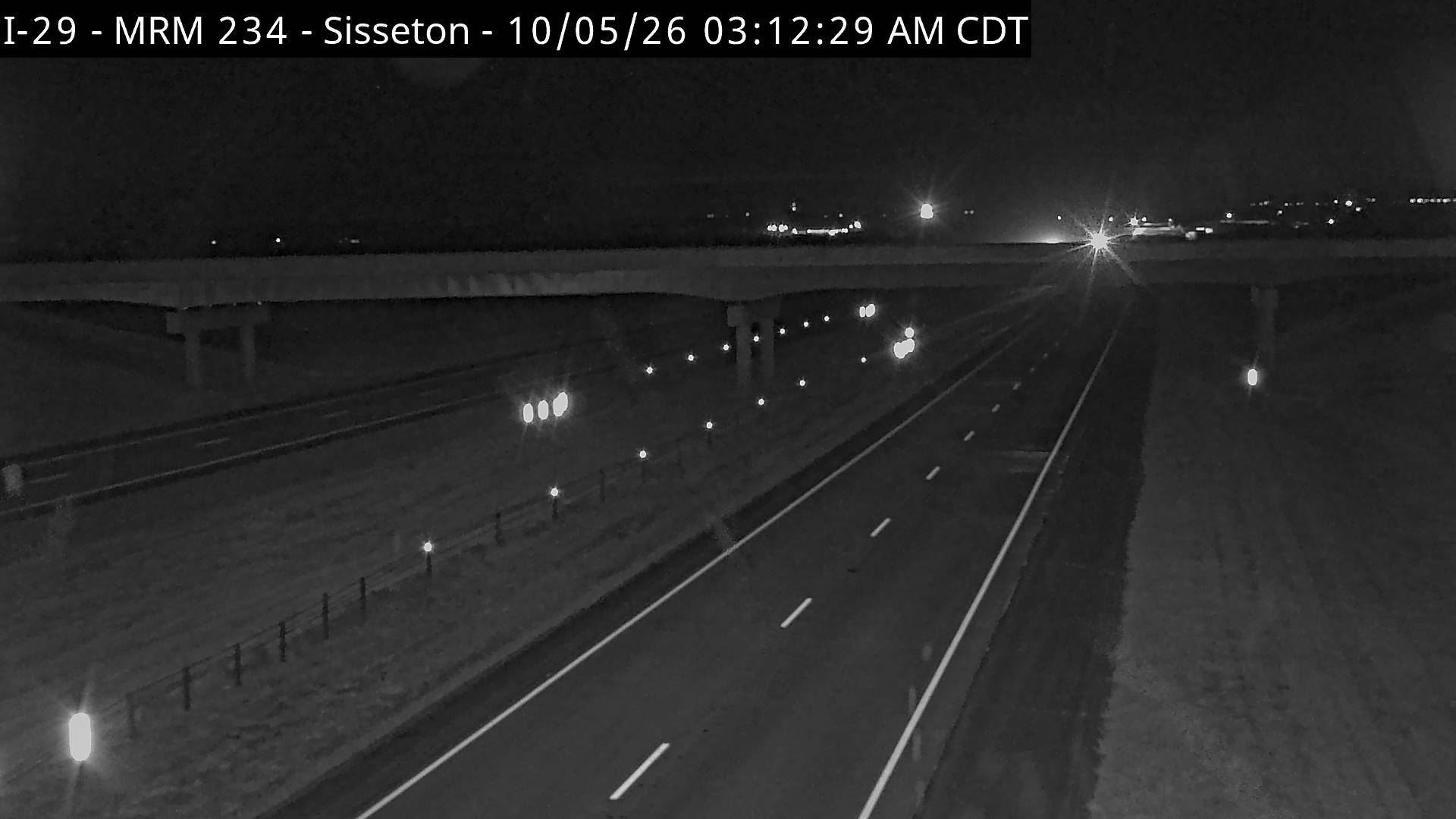 Sisseton-2 miles north of town along I-29 @ MP 234 (South) live camera view
