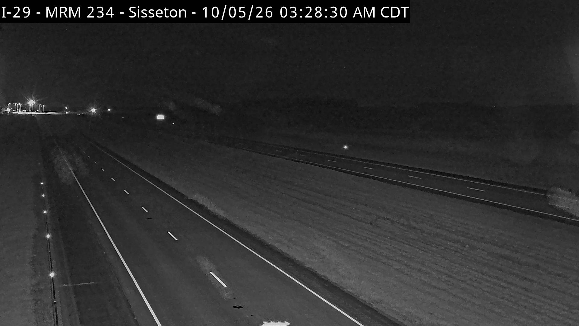 Sisseton-2 miles north of town along I-29 @ MP 234 (North) live camera view
