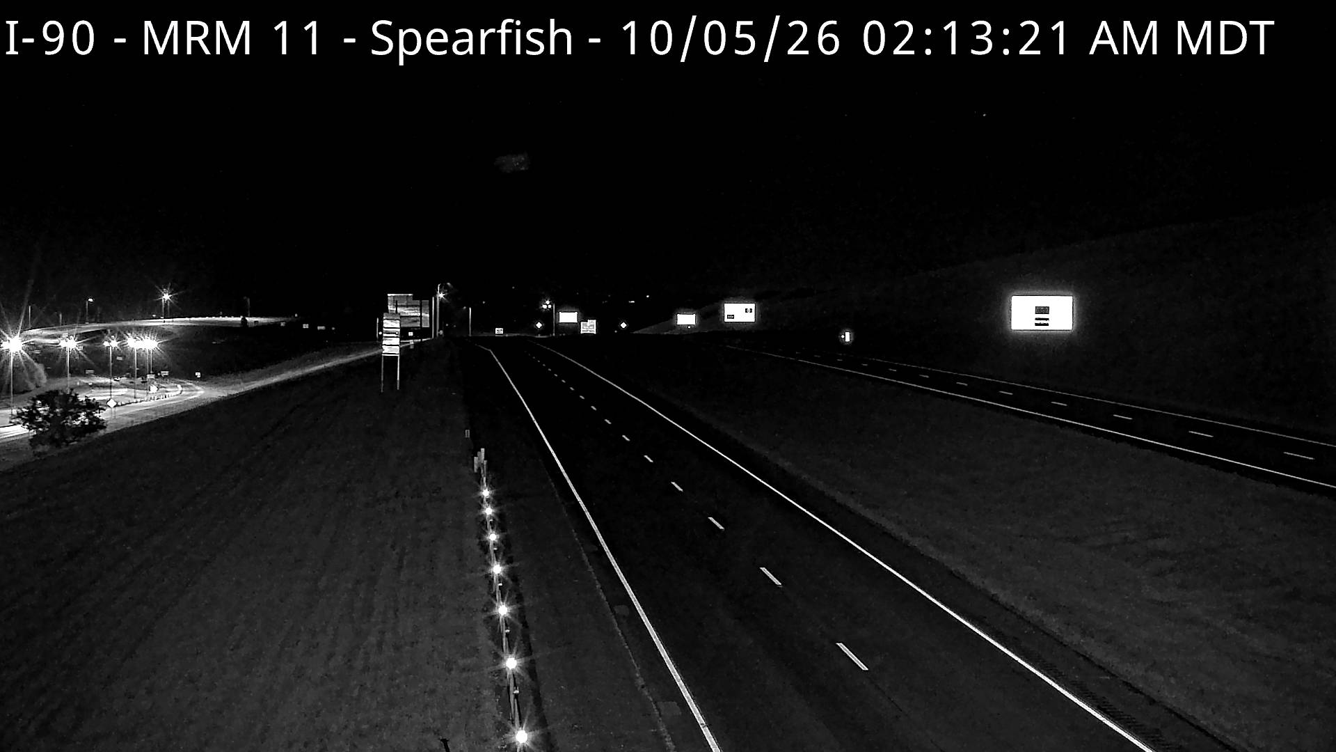 Spearfish - west of town along I-90 @ MP 11 (West) live camera view