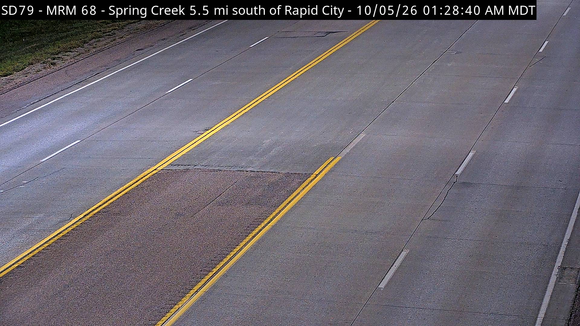 SD-79 South of Rapid City 5.5 miles Spring Creek live camera view