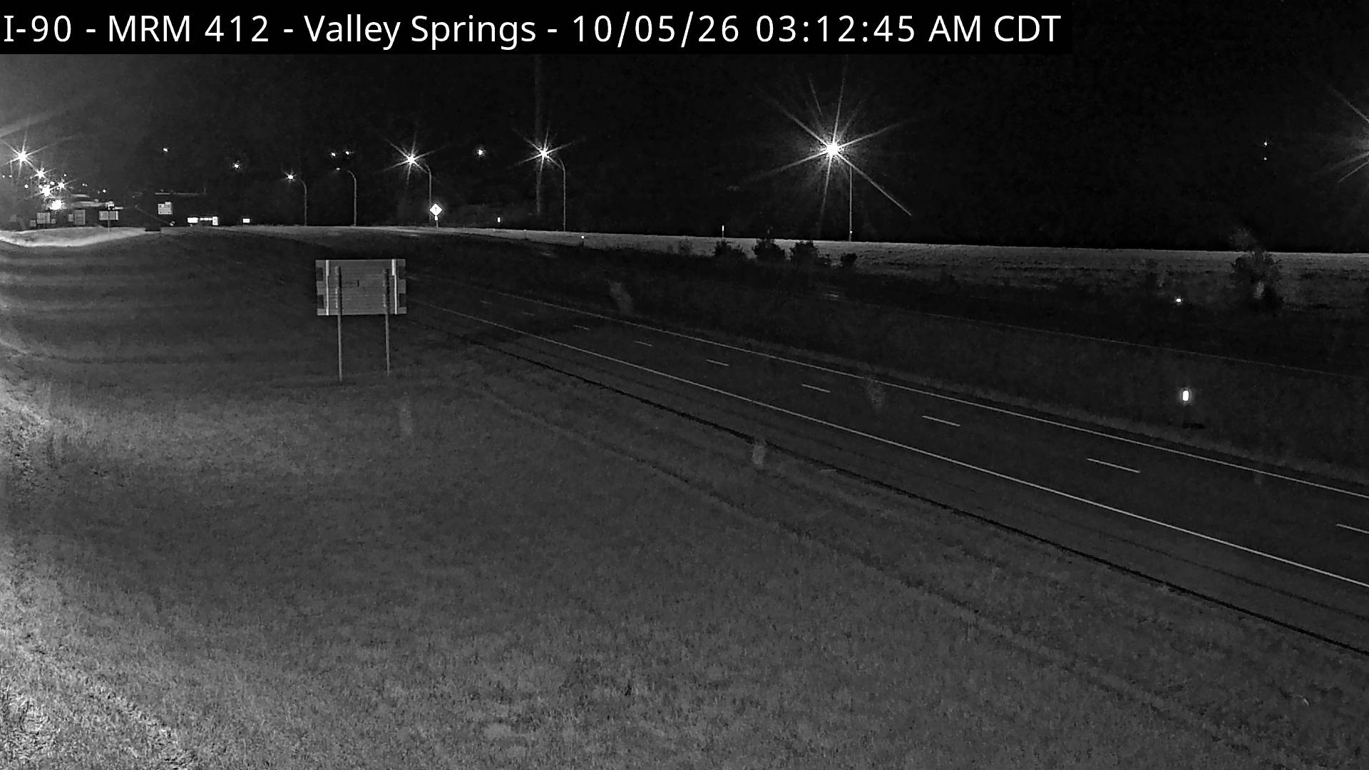 Valley Springs Port of Entry (road surface) live camera view