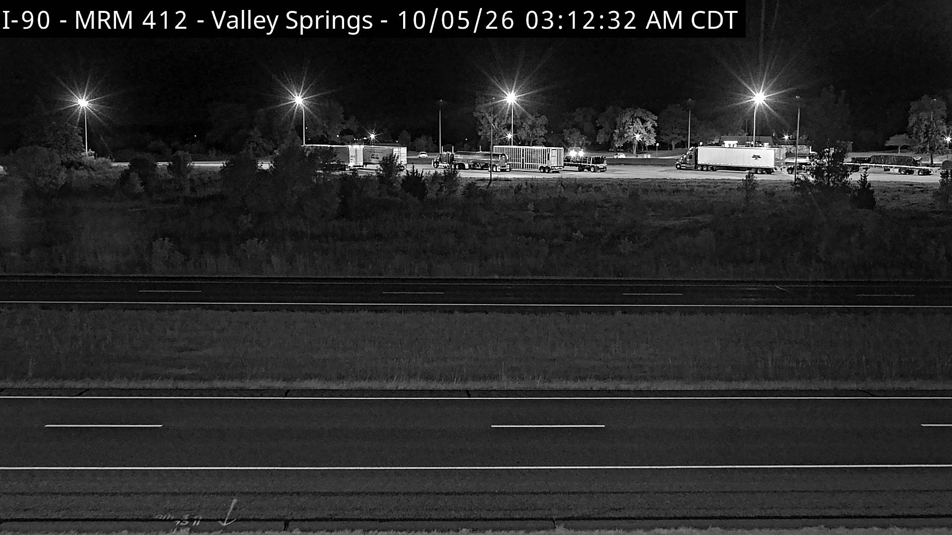 Valley Springs Port of Entry (South) live camera view