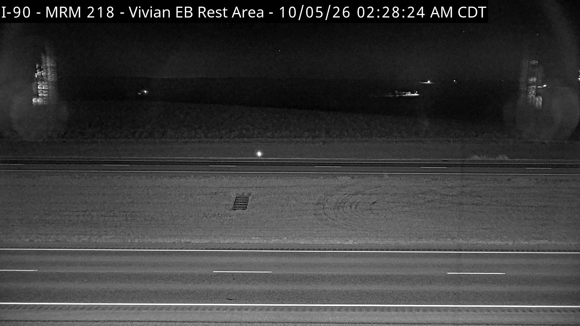 Vivian rest area - east of town along I-90 @ MP 218 live camera view