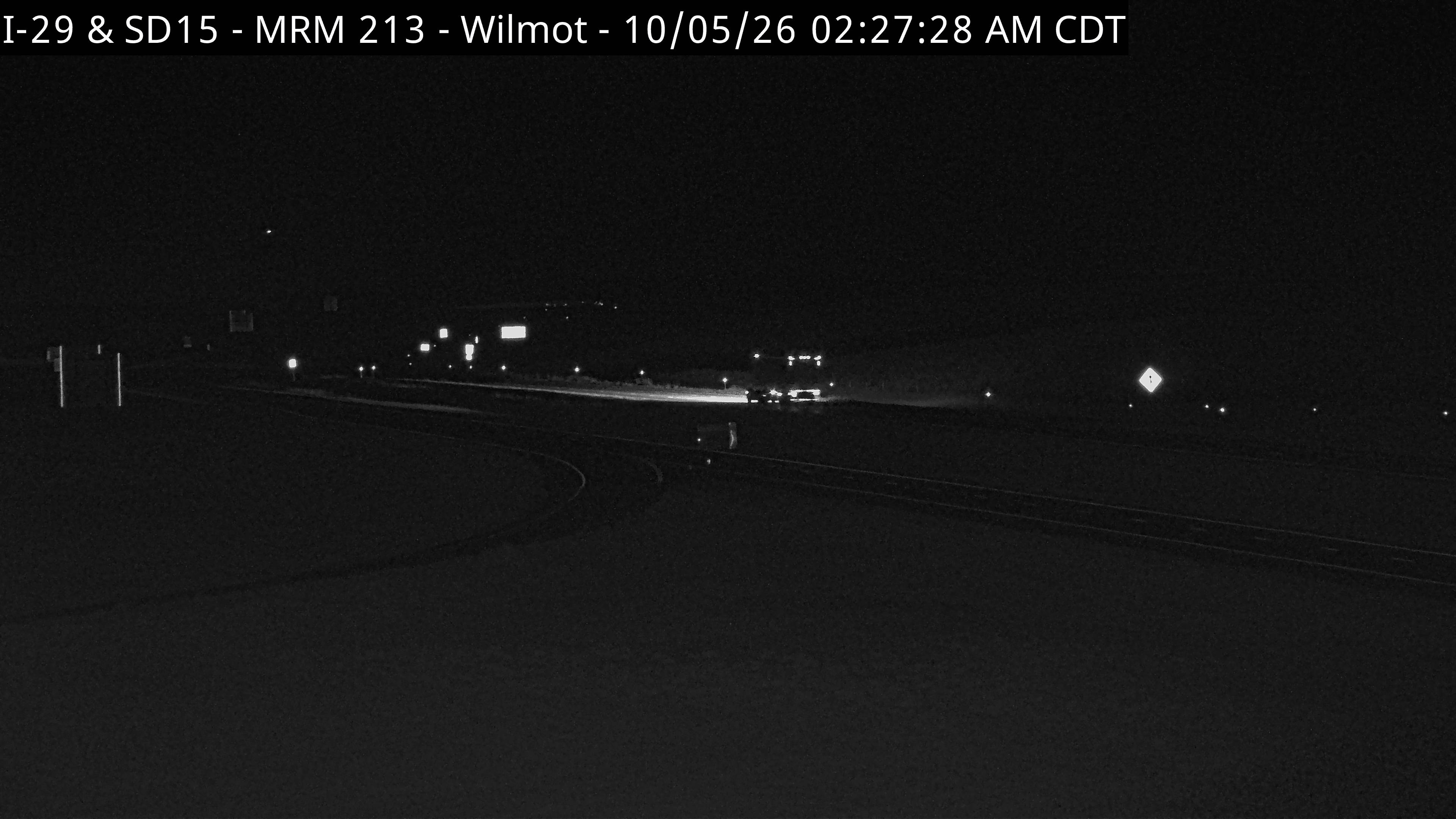 Juntion of I-29 & SD-15 Wilmot (South) live camera view