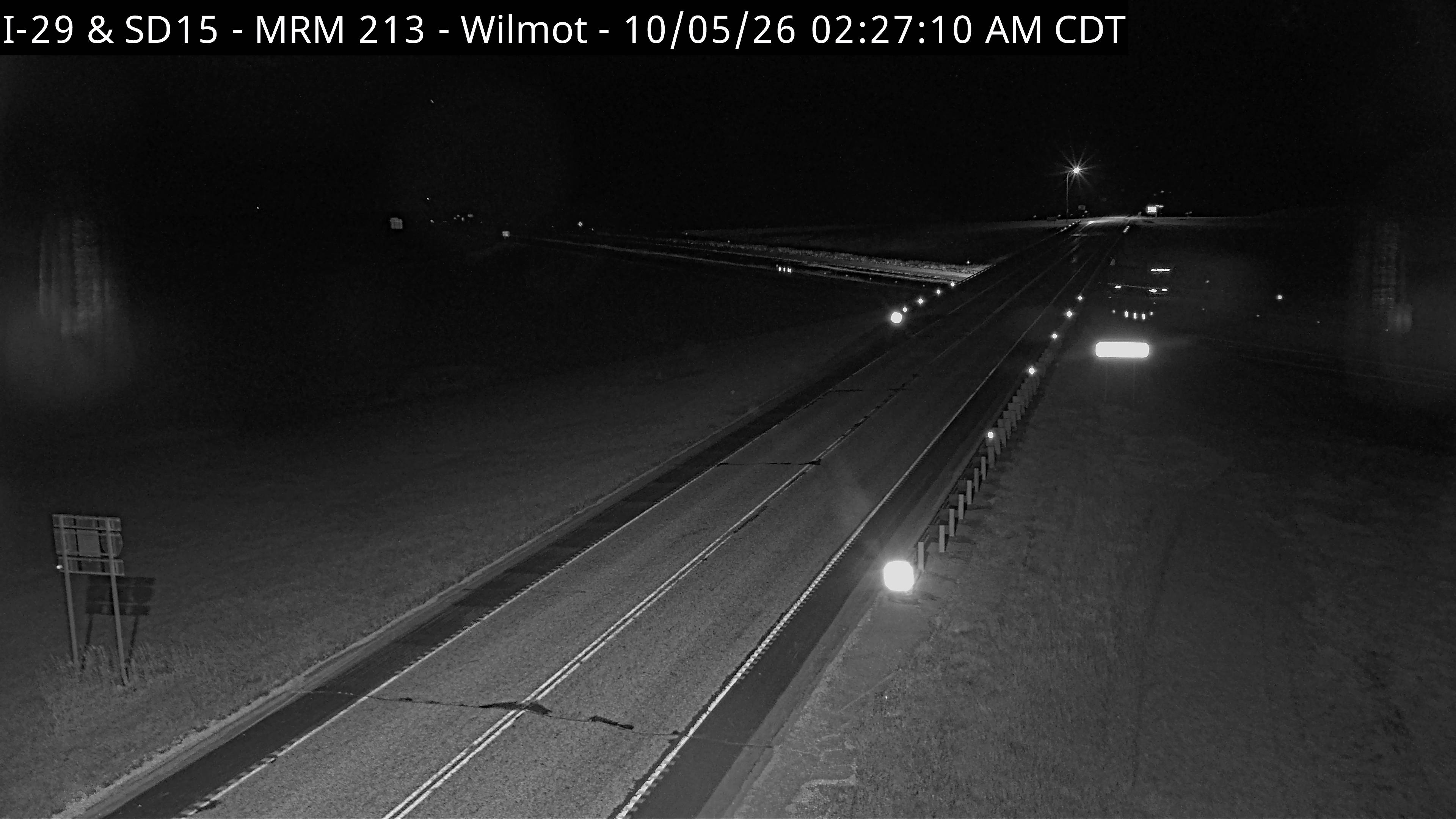 Juntion of I-29 & SD-15 Wilmot (West) live camera view