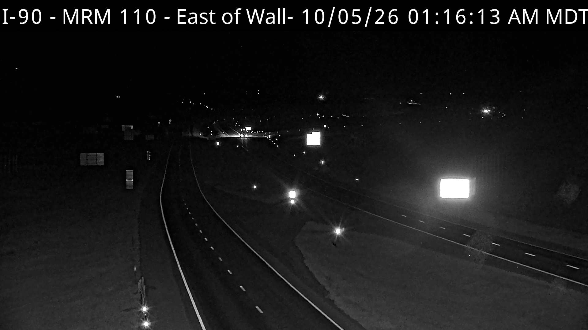 Wall - east of town along I-90 @ MP 111.5 (East) live camera view