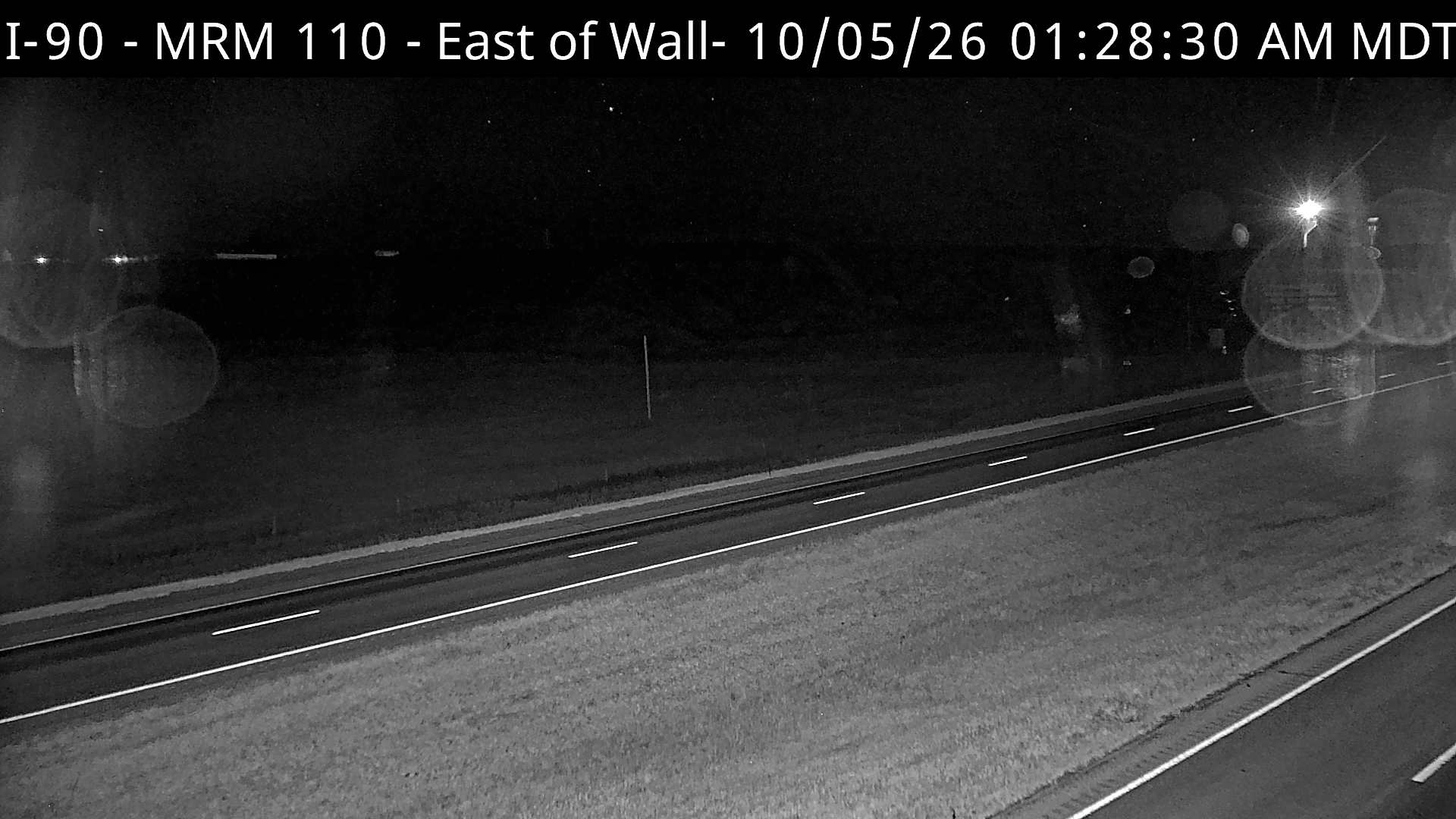 Wall - east of town along I-90 @ MP 111.5 (South) live camera view