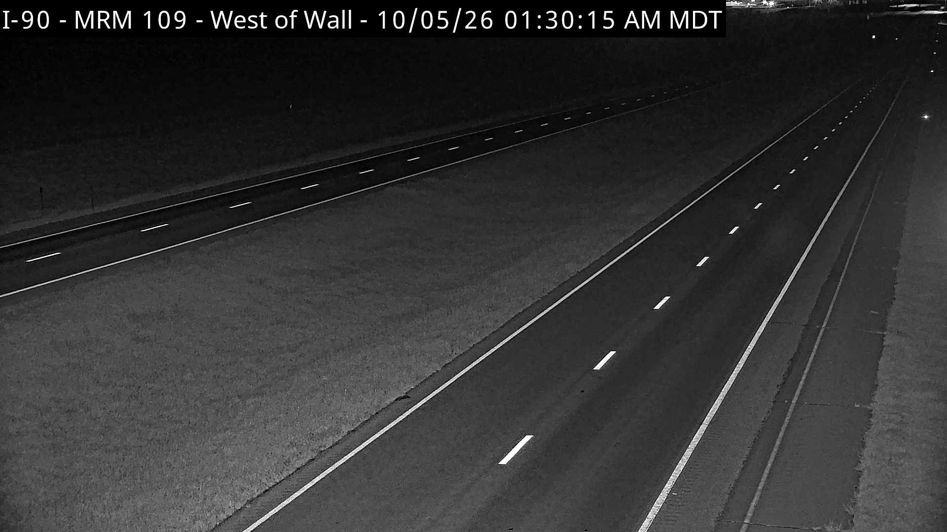 Wall - west of town along I-90 @ MP 108.4 (road surface) live camera view
