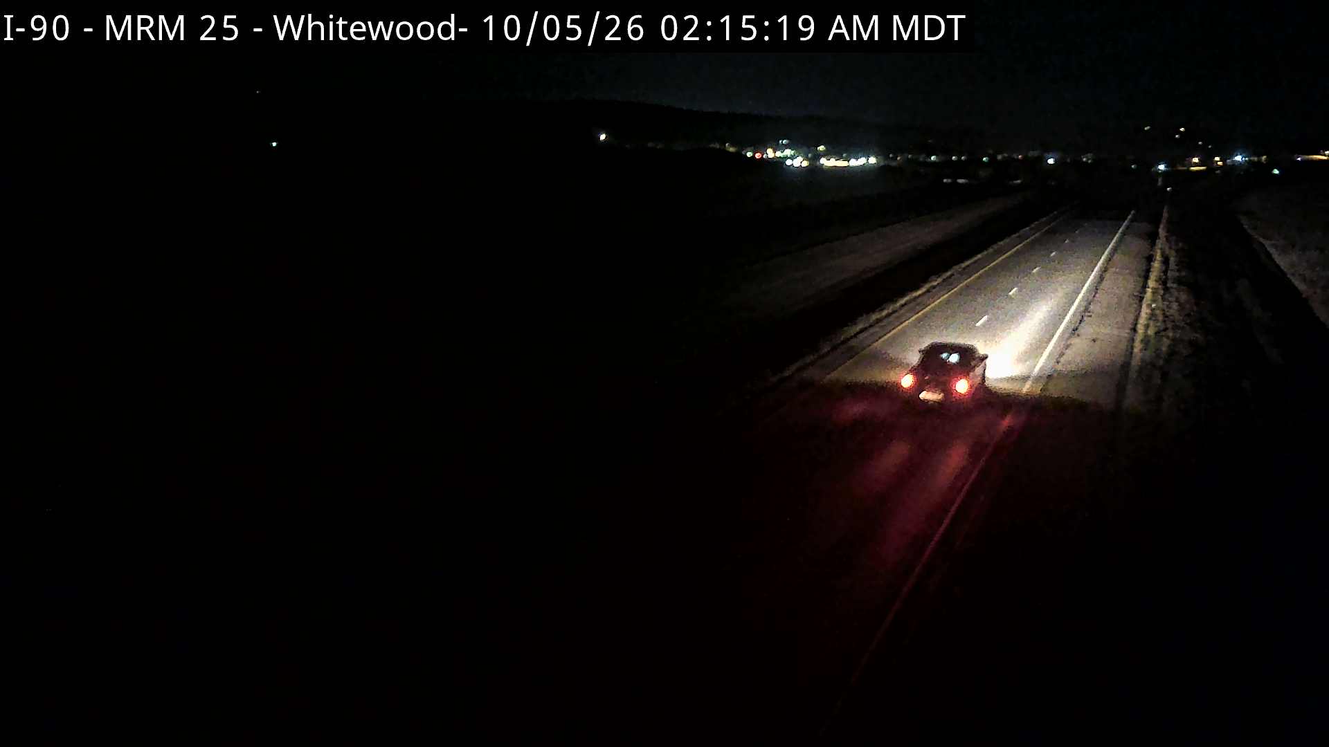 Whitewood- I-90 @ MP 25 (West) live camera view