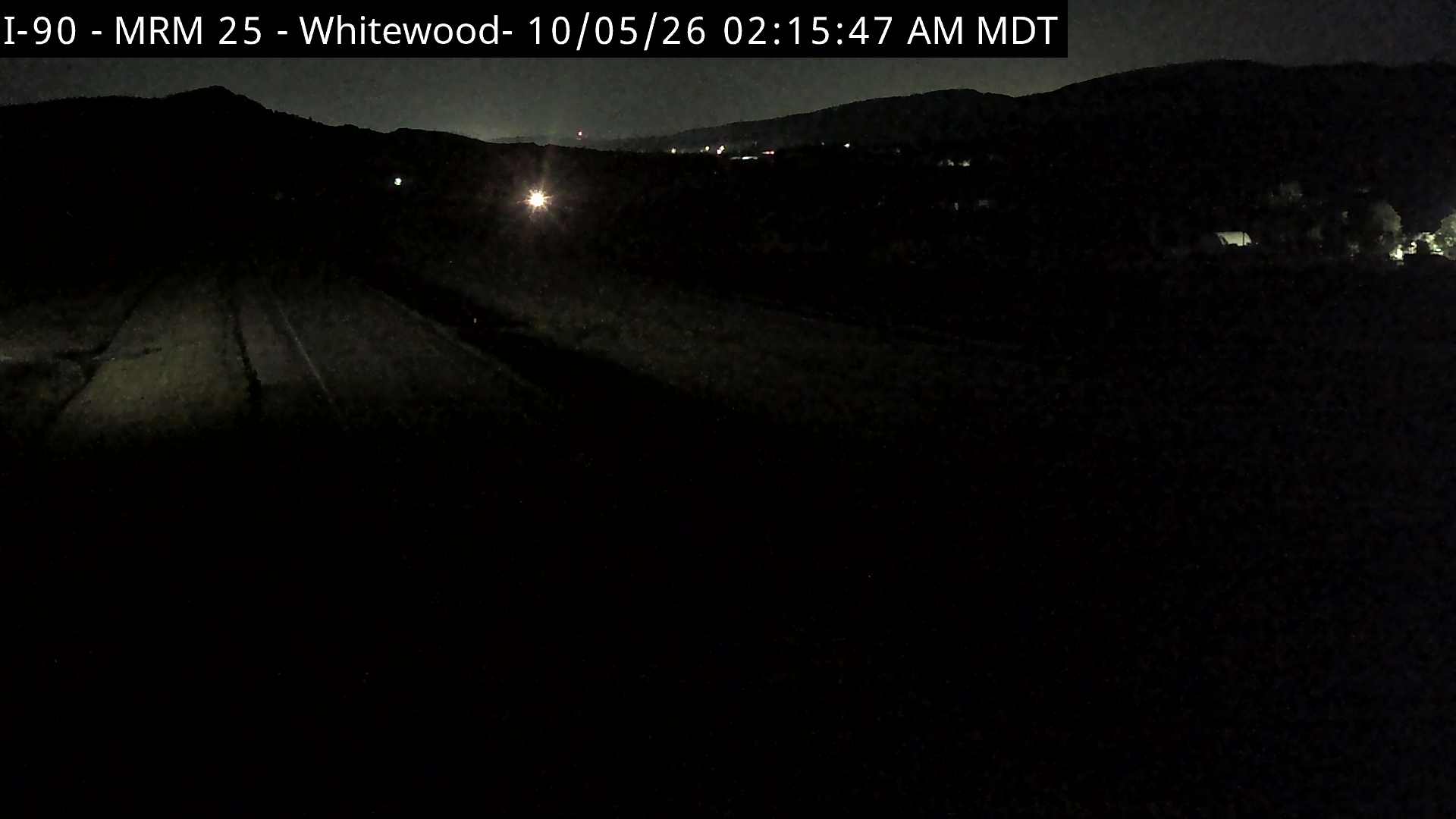Whitewood- I-90 @ MP 25 (East) live camera view