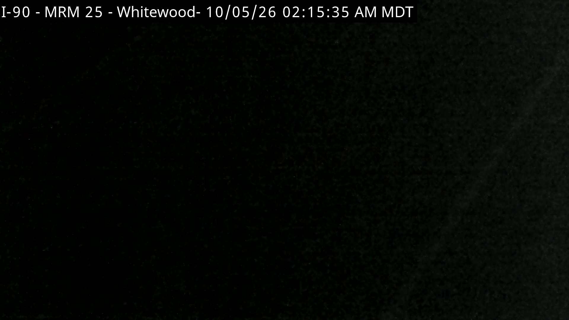 Whitewood- I-90 @ MP 25 (road surface) live camera view