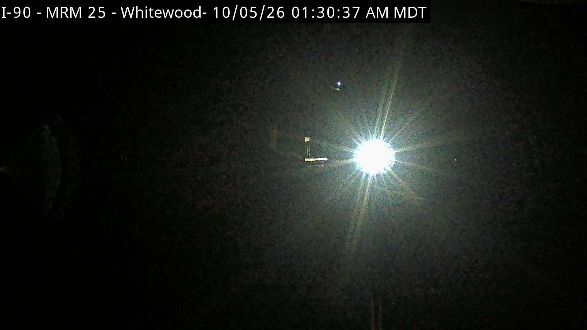 Whitewood- I-90 @ MP 25 zoom (2) live camera view