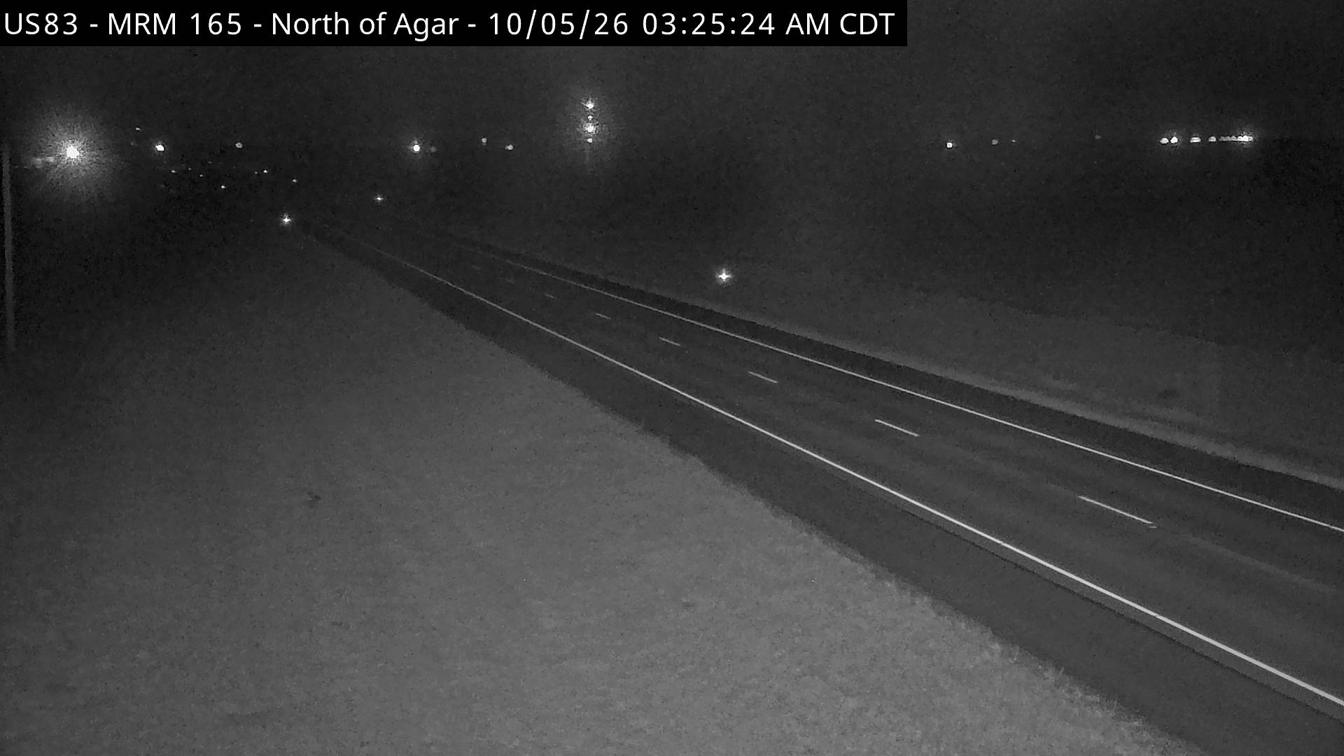 Agar - US-83 @ MP 165 (North) live camera view