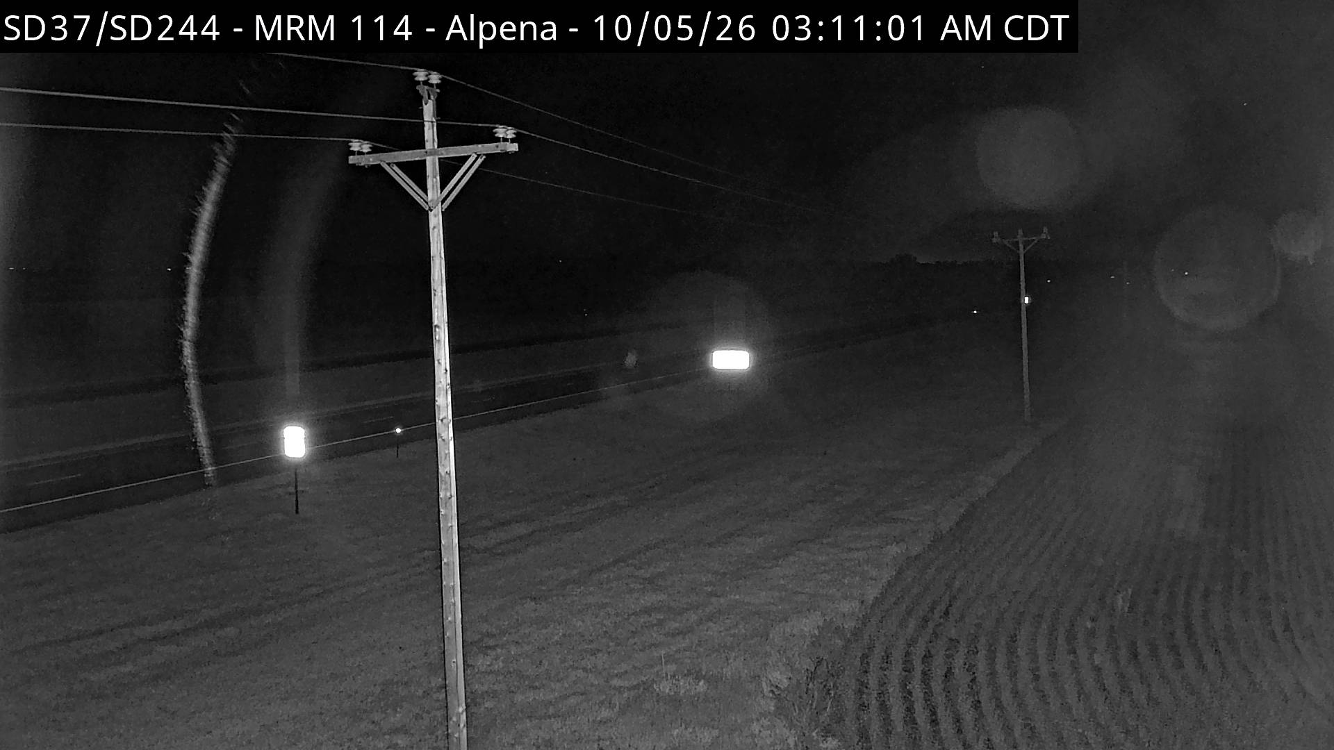 Alpena Junction of SD-37 & SD-224 (South) live camera view