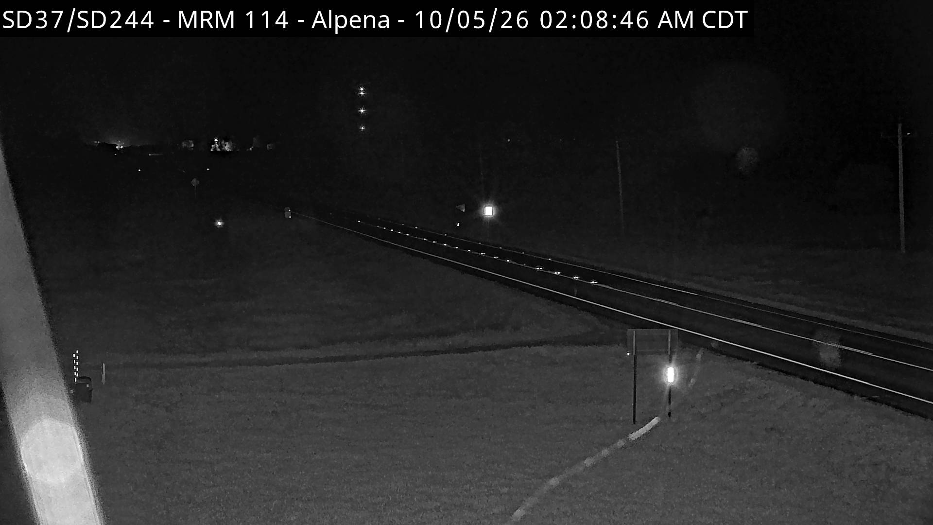 Alpena Junction of SD-37 & SD-224 (West) live camera view
