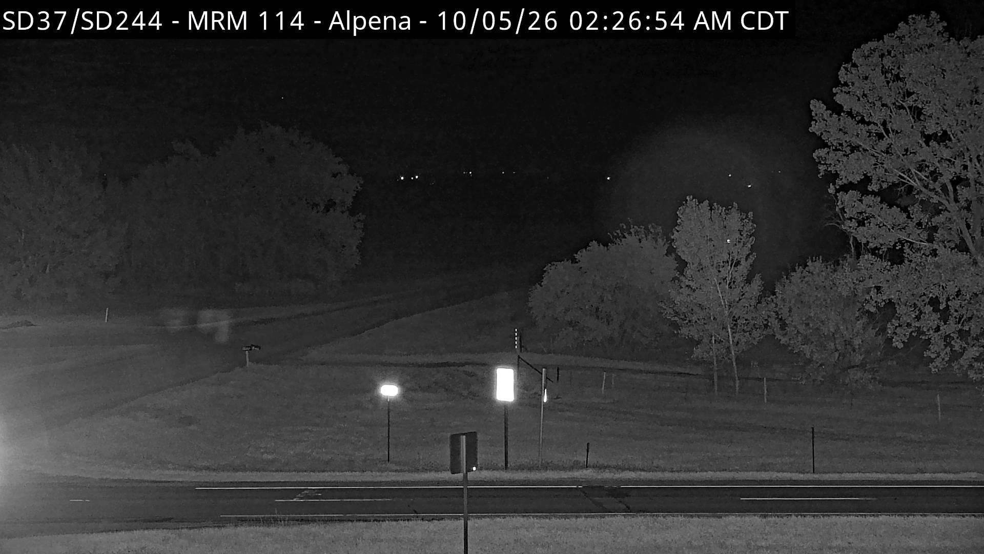 Alpena Junction of SD-37 & SD-224 (East) live camera view