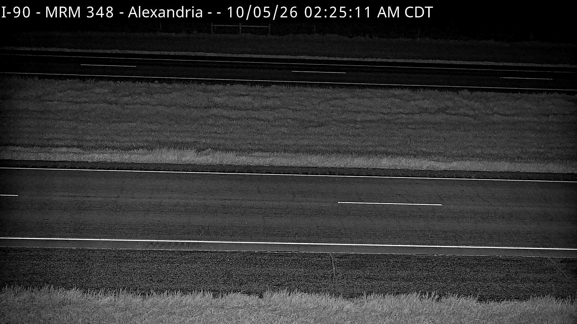 Alexandria - I-90 @ MP 348 (road surface) live camera view