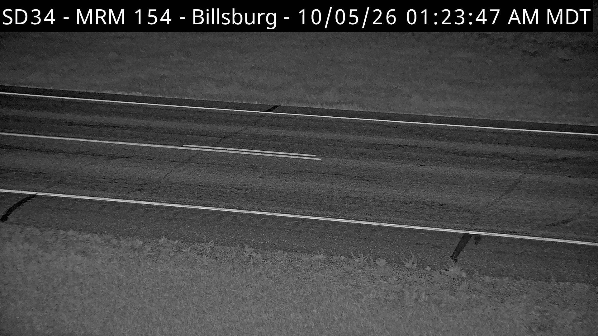 Billsburg 11 miles east of Billsburg Road Surface View (road surface) live camera view