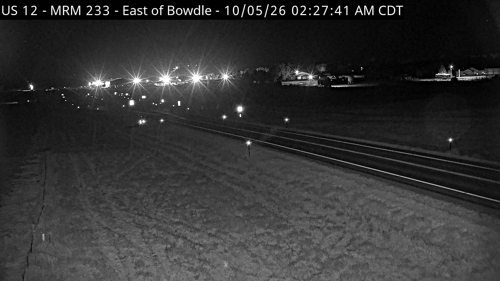 Bowdle - US-12 @ MP 233 (West) live camera view