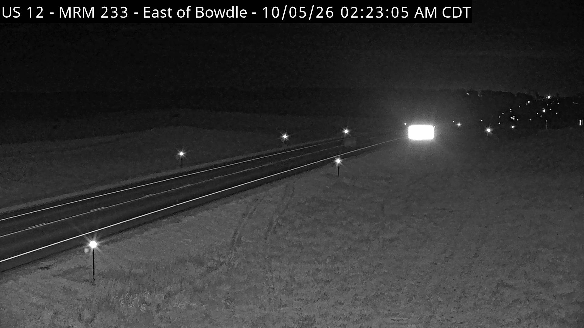 Bowdle - US-12 @ MP 233 (East) live camera view