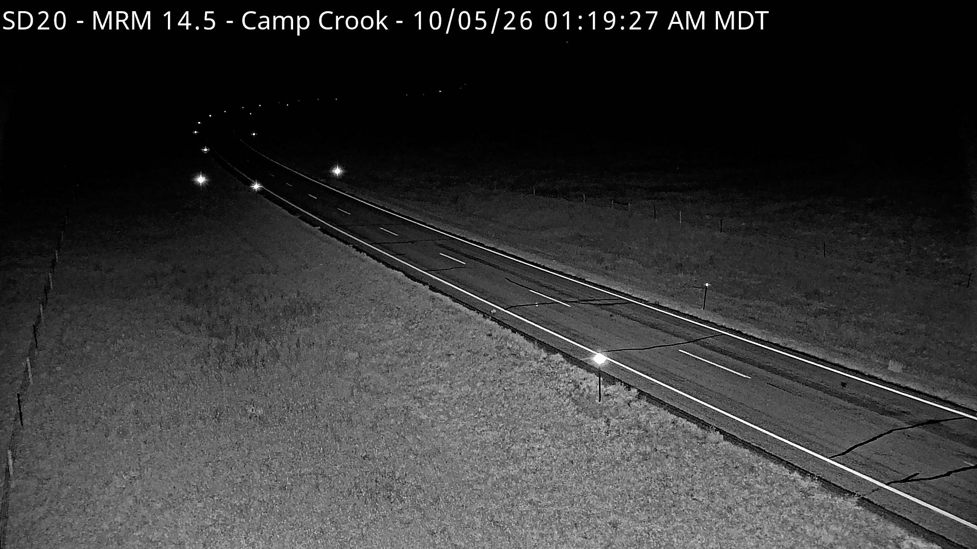 SD-20 East of Camp Crook Camp Crook (West) live camera view